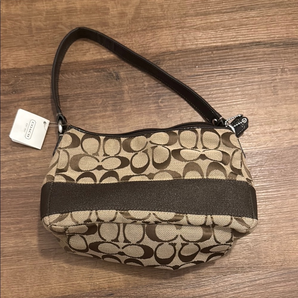 Coach Brown Signature Shoulder Bag
